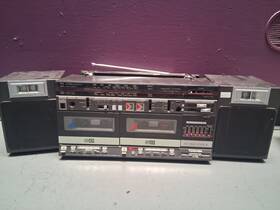 Rt-7085 Toshiba Rt-8075 Vintage Cassette Deck And Stereo Mobile