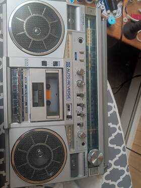 Rt-sw7 Toshiba Stereo Cassette Recorder Boombox 1984 Japan Model