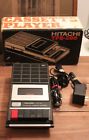 Tpq-200 Hitachi Cassette Player With Box Microphone And Ac Adapter Tested