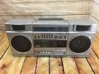 Trk-7700h Hitachi Vintage Ghettoblaster Boombox Stereo Cassette Recorder