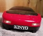Uv-614 Kinyo Vintage Racecar Vhs Tape Rewinder Red Tested Working Retro
