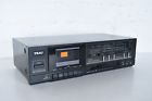 V-427c Teac Vintage Stereo Single Cassette Deck Amorphous Head Dbx Black