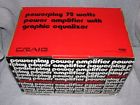 V503 Craig Nos Power Amplifier Graphic Equalizer Pioneer Sansui Panasonic