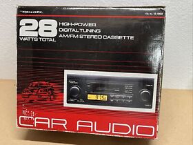 12-1912c Vintage Realistic 12-1950 Am Fm Cassette High Power Car Stereo Radio Head Unit
