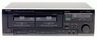 W-600r Teac Vintage Stereo Double Cassette Deck Black Tested Works Great