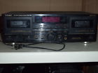 W-700r Teac Double Cassette Deck Vintage For Parts Or Repair