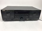 W-780r Teac Vtg Stereo Double Cassette Deck Player Reverse Tested