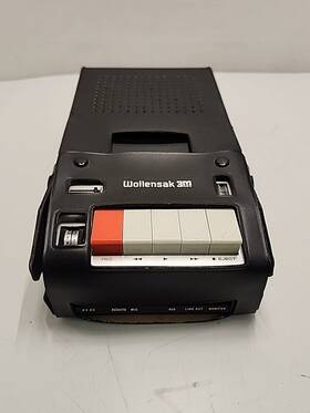 4055 Wollensak Vintage 3m Cordless Cassette Recorder With Case Tested Working