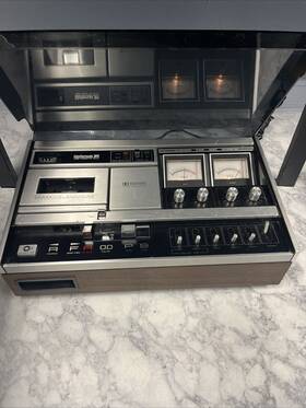 4766 Wollensak Vintage 3m Cassette Tape Deck. Powers On - Read