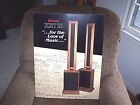 Xrt 18 Loudspeakers Mcintosh Laboratory Rare Vintage Dealer Poster Size Superb