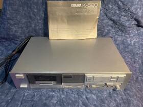 K-520 Yamaha Natural Sound Cassette Deck. Tested Work Almost Perfect Condition