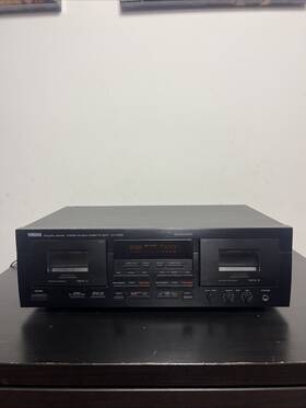 Yamaha Kx-w592 Dual Cassette Tape Deck Excellent Condition Tested