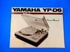 Yp-d6 Yamaha Direct Drive Turntable