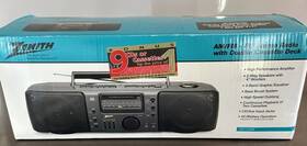 Ze725m Zenith Dual Cassette Player New In Box Nib