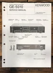 Kenwood GE-5010 Equalizer Service Manual *original*. Fixed Price $19.97.