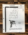 Quasar Video Camera Supp. Service Manual *original*. Fixed Price $19.97.