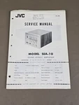 Jvc Amplifier Model SEA-10 Service Manual D-2460. Fixed Price $54.95.