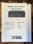Onkyo M-5160P Amplifier Service Manual *original*. Fixed Price $24.97.