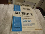 Vintage Fisher Studio Standard CR-113 Stereo Cassette Tape Deck Owners Manual. Fixed Price $12.99.