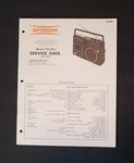 Superscope CR-800 Cassette Recorder Radio, Service Data Manual 1975 Marantz. Fixed Price $14.99.