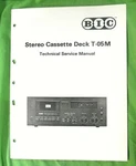 38 Page Service Manual For Bic T-05M Famous Cassette Deck Original Not Copy. Fixed Price $19.95.