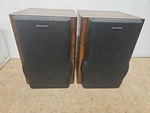 Aiwa Bookshelf Speakers SX-LM10 40 Watts 6 Ohms 2-WAY Brown Vintage 1990S Clean. Fixed Price $79.99.