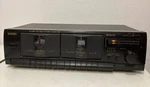 Teac W-518R Dual Cassette Deck Parts Repair Works Partially Read Used. Fixed Price $39.87.