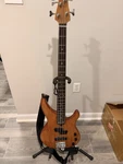 Yamaha 4-STRING Electric Bass Guitar With Fender Rumble 25 Amplifier. Fixed Price $240.00.