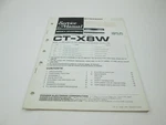 Pioneer Service Manual Model CT-X8W Stereo Double Cassette Tape Deck ARP-264-0. Fixed Price $24.99.