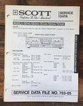 Scott DD140 DD245 DD348 DD656 DD686 Cassette Service Manual *original*. Fixed Price $19.97.