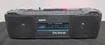 Sanyo M7024A Radio Cassette Boombox Black Vintage & Power Cord Tested. Fixed Price $29.00.