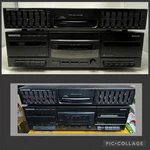 Kenwood Double Cassette Player KX-W597 With Graphic Eq KE-597 Works Nice. Fixed Price $134.07.