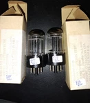 6SN7WGTA Jan Sylvania Nos Tubes 2 Tested Black Angled Plates. Fixed Price $89.90.