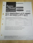 Pioneer Service Manual CT-660(BK)/S11 Cassette Tape Deck Original Repair. Fixed Price $13.98.