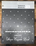 Marantz Model 5420 Cassette Service Manual *original*. Fixed Price $34.97.