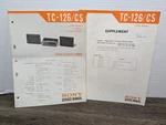 Sony TC-126/CS Cassette-corder Service Manual & Supplement Original Paperwork. Fixed Price $14.39.