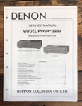 Denon PMA-320 Amplifier Service Manual *original*. Fixed Price $19.97.
