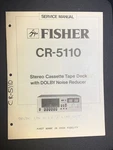 Fisher CR-5110 Cassette Deck Service Manual Original. Fixed Price $24.99.