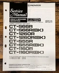 Pioneer CT-1160R -1260R -S55R -S66R Cassette Service Manual *original*. Fixed Price $19.97.