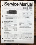 Technics SH-CH555 Sound Processor Service Manual *original*. Fixed Price $14.97.