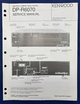 Original Kenwood DP-R6070 Cd Player Service Manual. Fixed Price $17.95.
