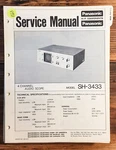 Technics SH-3433 Service Manual *original*. Fixed Price $99.97.