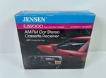 (new) Vintage Jensen SJS-9000 Car Stereo Am/fm Cassette Tape. Fixed Price $299.99.