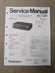 Technics RS-T36R Cassette Deck Service Manual D-4922. Fixed Price $54.95.