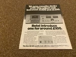 HIFIB1 Advert 11X8 Rotel Rd 18F Cassette Deck. Fixed Price $12.25.
