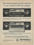 1973 Print Of Motorola Am Car Stereo Tape Player & Radio TF852AX. Fixed Price $8.49.
