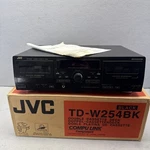 Vintage Jvc TD-W254 Dual Cassette Tape Deck Tested Working. Fixed Price $80.00.