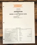 Superscope Cassette Service Manual *original*. Fixed Price $19.97.