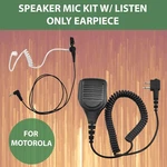 Speaker Mic With Listen Only Acoustic Tube Earpiece 3.5MM For Motorola CP150. Fixed Price $26.24.