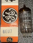 Mullard Magnavox Label 6EU7 Tube Balanced Strong 750 Mhos Gt Britain Grey Plate. Fixed Price $38.24.